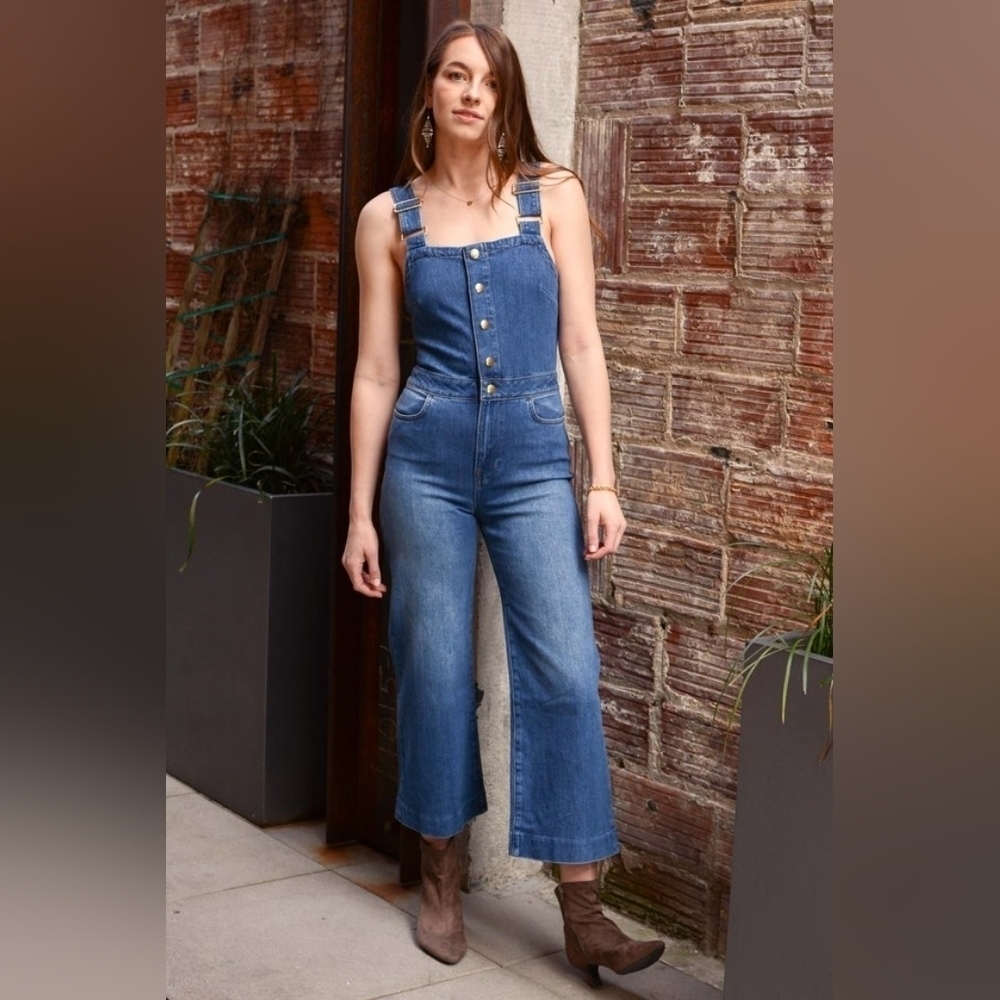 Frame Denim Blue Women's Jeans Overalls